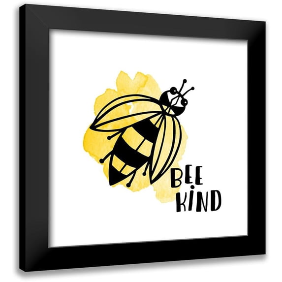 Noonday Design 12x12 Black Modern Framed Museum Art Print Titled - Buggin Out I