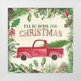 thumbnail image 1 of Noonday Design 12x12 White Modern Wood Framed Museum Art Print Titled - New England Christmas II, 1 of 4