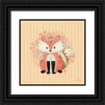 thumbnail image 1 of Noonday Design 15x15 Black Ornate Wood Framed with Double Matting Museum Art Print Titled - Woodland Babies II, 1 of 4