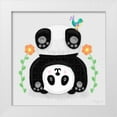 thumbnail image 1 of Noonday Design 20x20 White Modern Wood Framed Museum Art Print Titled - Tumbling Pandas IV, 1 of 4