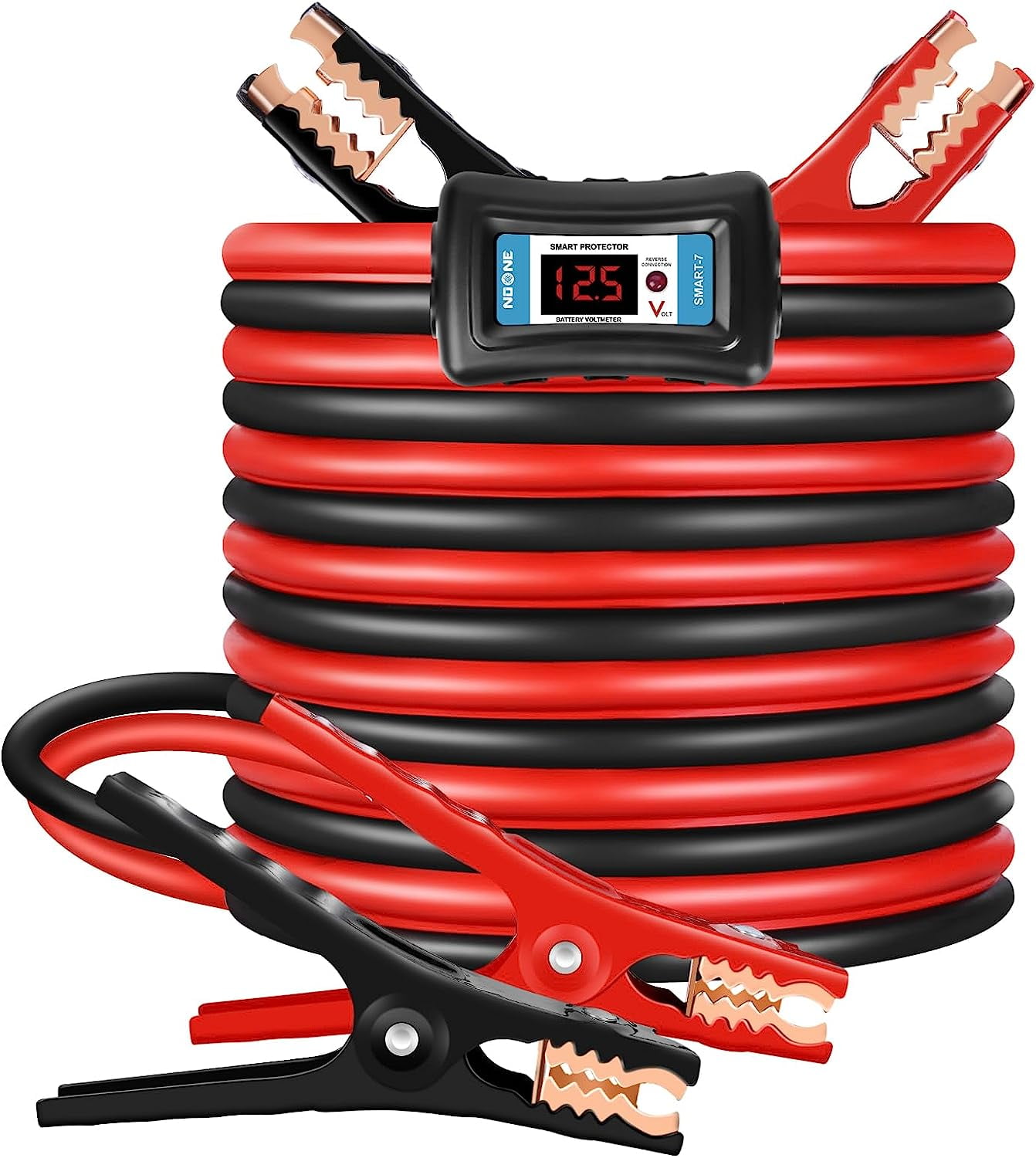 Noone Jumper Cables for Car Battery, 20Feet 4Gauge Battery Cables with ULListed Clamp