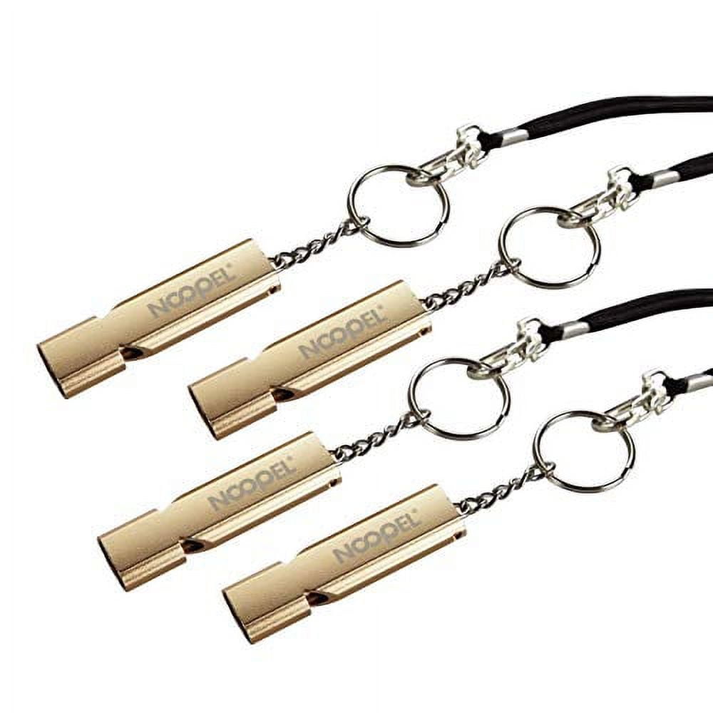 LONG WHISTLE Keychain | SOLID BRASS | Key Ring for Car / Bike (37)