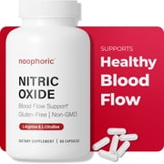 Noophoric Nitric Oxide Booster Capsules   L-Citrulline, L-Arginine & Beta Alanine Supplement for Muscle Pump, Stamina & Energy, 60 Capsules