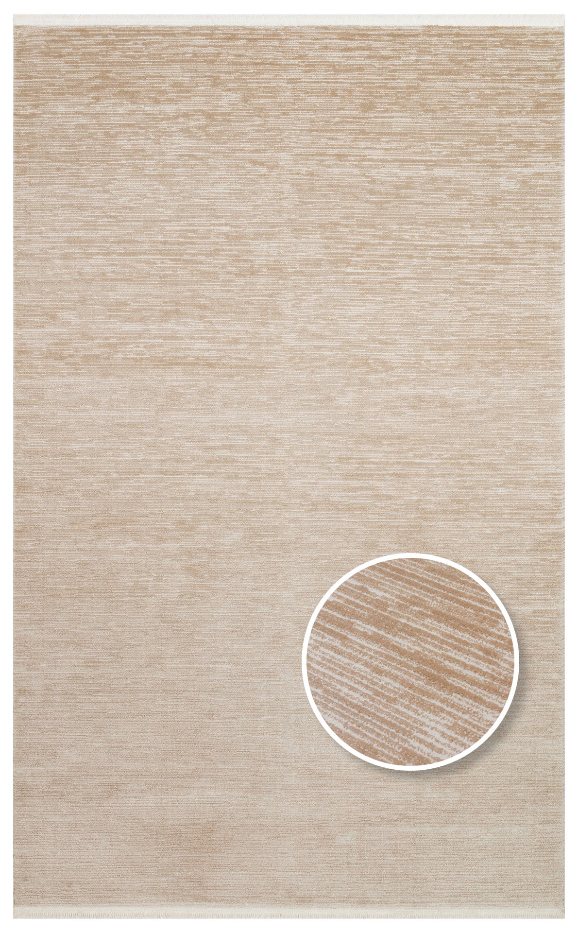 Noor Beige Flat Pattern Acrylic Area Rugs for Living Room Jacquard ...