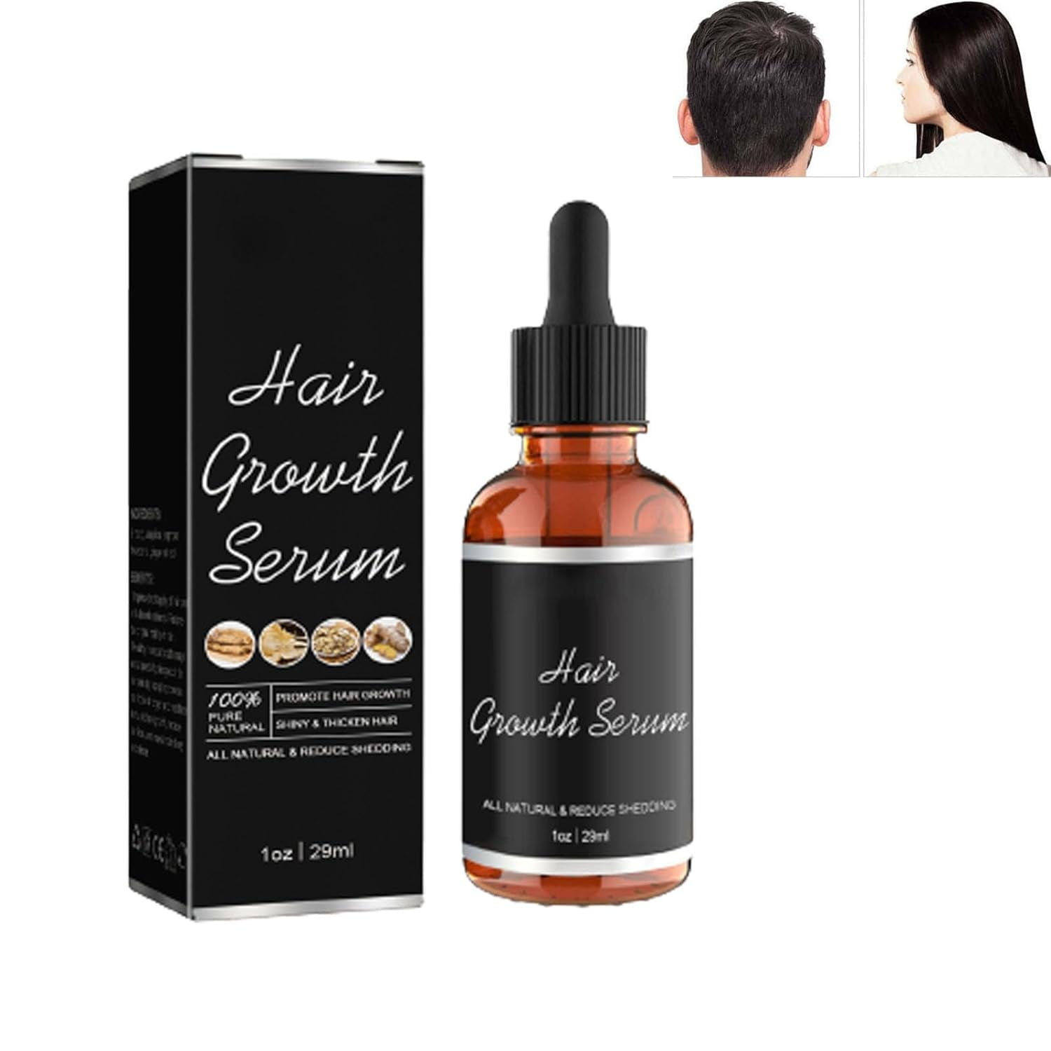 Noor Love Hair Serum - Noor Hair Growth Serum African Olives, Hair ...