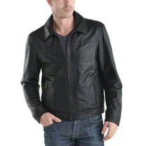 Noora Mens Lambskin Black Motorcycle Leather Jacket With Zipper & Zipped Pocket | Collered Jacket |  ST07