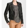 thumbnail image 1 of Noora New Gorgeous Designer Women's Lambskin Black Leather Jacket for Girl's Modern Jacket YK04, 1 of 7