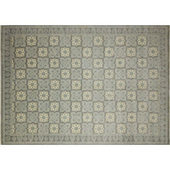 Noori Rug Oushak Fine Danish Hand-Knotted Gray Area Rug