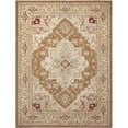 thumbnail image 1 of Noori Rug Peshawar Faded Ashlie Hand-Knotted Light Brown Area Rug, 1 of 4