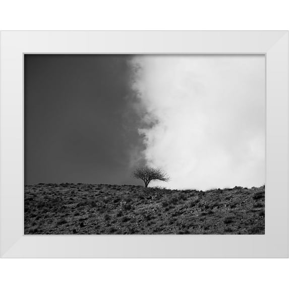 Noori, Saba 14x12 White Modern Wood Framed Museum Art Print Titled - The sky is mine