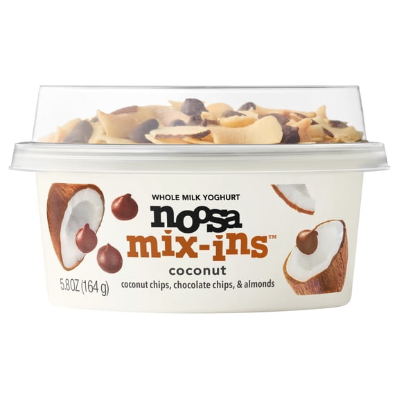 Noosa Yoghurt, Mates Whole Milk Yogurt & Crunchies, Coconut Almond Chocolate, 5.8 oz