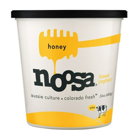 Noosa Yoghurt, Whole Milk Yogurt, Velvety Smooth & Creamy, Honey, Multiserve Tub 24 oz