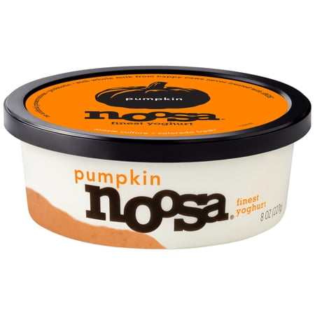 Noosa Yoghurt, Whole Milk Yogurt, Velvety Smooth & Creamy, Pumpkin, 8 oz Tub