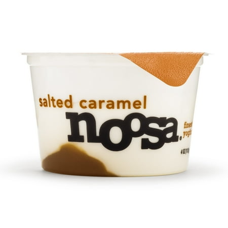 Noosa Yoghurt, Whole Milk Yogurt, Velvety Smooth & Creamy, Salted Caramel, Single Serve 4 oz
