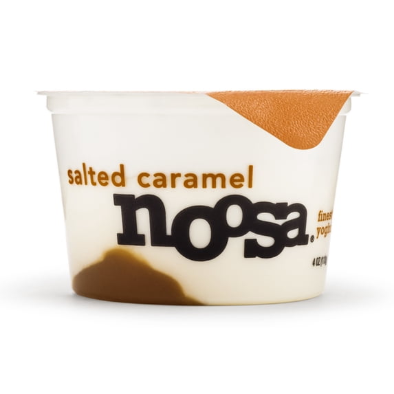 Noosa Yoghurt, Whole Milk Yogurt, Velvety Smooth & Creamy, Salted Caramel, Single Serve 4 oz