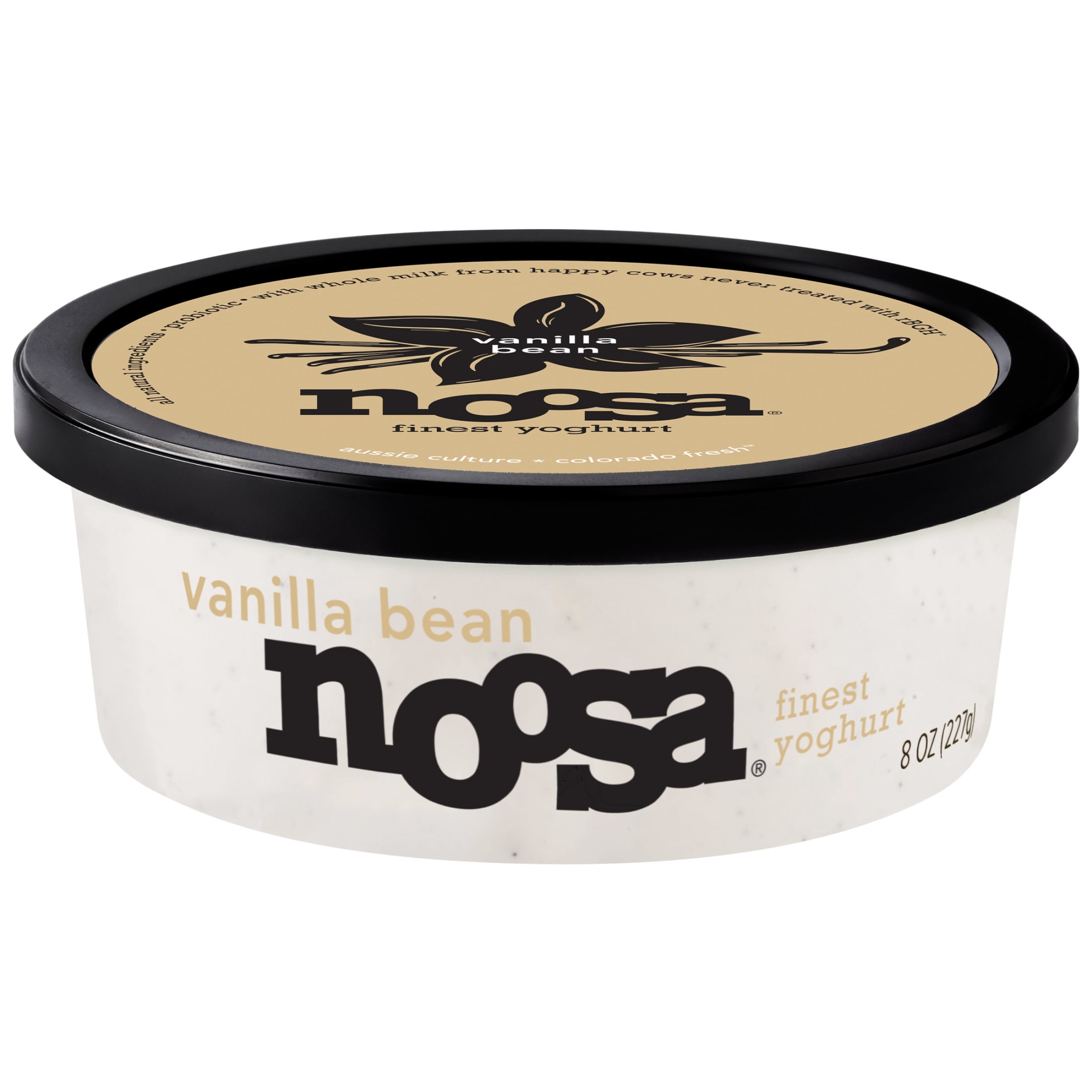 noosa Yoghurt, Whole Milk Yogurt, Smooth & Creamy, Vanilla Bean, 8