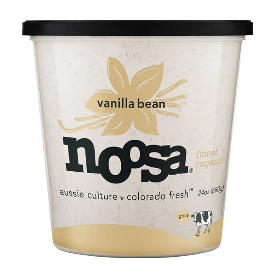 Noosa Yoghurt, Whole Milk Yogurt, Velvety Smooth & Creamy, Vanilla, Multiserve Tub 24 oz