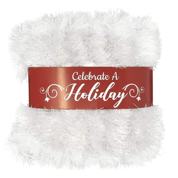 Noothes 15m White Christmas Garland Artificial Vine Wreath for Indoor Outdoor Wedding and Holiday Decorations