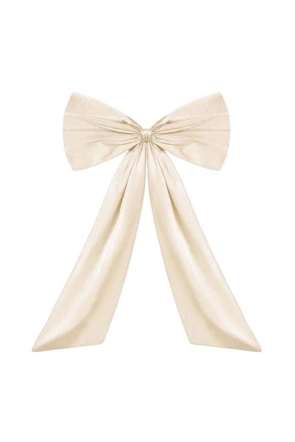 20-Inch Oversized Bow Decorations with Secure Loops, Durable Large Bows for Wedding Christmas Tree Toppers, Birthday Wall Decor and Festive Event Arrangements