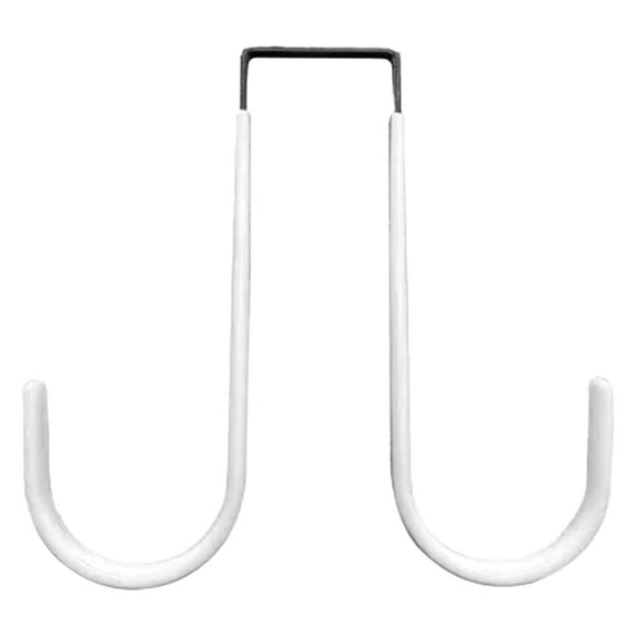 Noothes 5-Inch Over the Door Wreath Hanger with Double-Sided Hole-Free Design, Damage-Free Wall Hook for Christmas Decor and Small Space Organization