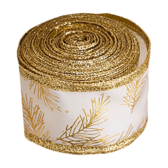 Noothes 5-Yard Christmas Ribbon with Festive Print for Gift Wrapping Bows and DIY Craft Projects, Versatile Holiday Decor for Home and Outdoor Use