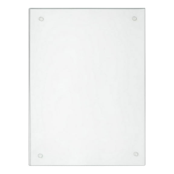 Noothes Anti-Slip Transparent Acrylic Cutting Board - Non-Slip Kitchen Counter Protector with Edge Lip for Secure Veggie & Meat Chopping