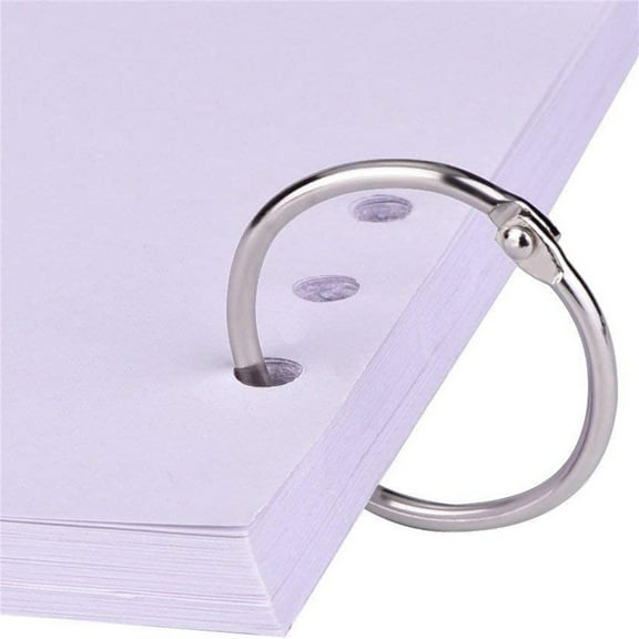 Noothes Binder Rings Loose Leaf Binder Rings Paper Rings Rings for Index Cards Rings for Paper 5 Pack for Scrapbook Cards Albums