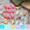 thumbnail image 1 of Noothes Bunny Silicone Mold, Easter Candy Molds for Chocolate Fondant Soap, Non-Stick Silicone Easter Molds for Baking Cake Pop, DIY Craft Tool for Handicraft Making, 1 of 7