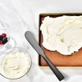 thumbnail image 1 of Noothes Butter Knife For Hard Butter 304 Stainless Steel Hammered Blade Heated Butter Knife Cheese Baking Tools Dessert Spreader, 1 of 7