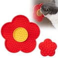 thumbnail image 1 of Noothes Cat Lick Mat Flower Shaped Slow Feeder Lick Mats For Dogs Puppy Bowl Lick Mat For Cats Small Medium Large Pet, 1 of 8