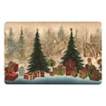 thumbnail image 1 of Noothes Christmas Doormat, Plaid Design Anti-Slip Indoor Outdoor Mat for Holiday Decor and Recyclable Use, 1 of 9