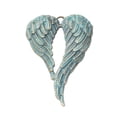thumbnail image 1 of Noothes Christmas Memorial Decoration - Angel Wing Pendant, Pair of 2 Delicate Metal Ornaments, 4.6x6.8cm 17g, Heartfelt Keepsake for Remembrance, Christmas Tree/Window/Door Decor, 1 of 1