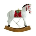thumbnail image 1 of Noothes Christmas Rocking Horse Ornament, Resin Crafted Hanging Figurine for Holiday Display and Festive Home Decor, 1 of 4
