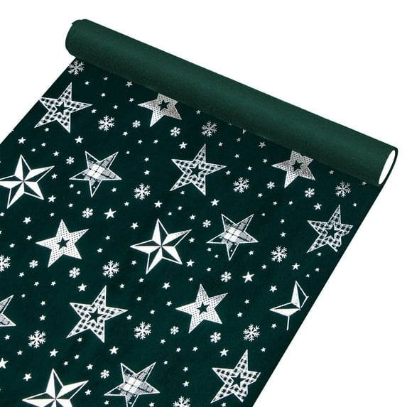 Noothes Christmas Table Runner with Snowflake Pattern 11x108 Inch Indoor Outdoor Table Decor for Family Dinners and Seasonal Holiday Home Decor Supply