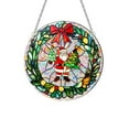 thumbnail image 1 of Noothes Christmas Window Hangings Festive Santa and Winter Scene Ornaments Easy-Hang Decor for Christmas Tree and Home Holiday Decorations, 1 of 7