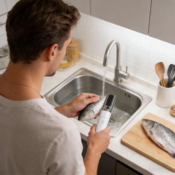 Noothes Coconut Grater Electric Wireless Coconut Scraper Peeler Multi Purpose Handheld Grater Machine with Stainless Steel Blade for Coconut Prep Fish Scales