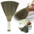 thumbnail image 1 of Noothes Corn Broom Natural Straw Broom Vintage Style Household Broom With Ergonomic Wood Handle For Indoor Outdoor Sweeping Garage Kitchen, 1 of 3