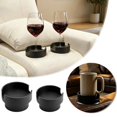 thumbnail image 1 of Noothes Couch Cup Holder Insert with Mat Expands to 3.6 or 4 Inch Sofa Cup Holder for Large Mugs Tumblers Bottles Spill Proof Recliner Drink Caddy Adapter, 1 of 9