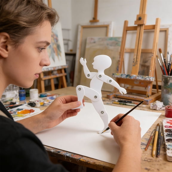 Noothes Drawing Mannequin Flexible Human Body Model for Artists Articulated Joints Posable Gesture Drawing Reference Anatomy Study Sketching Figure