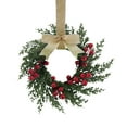 thumbnail image 1 of Noothes Elegant Christmas Wreath with Red Berries and Pinecones for Indoor Outdoor Holiday Decor, All-Weather Easy to Hang Front Door Decorations, 1 of 5