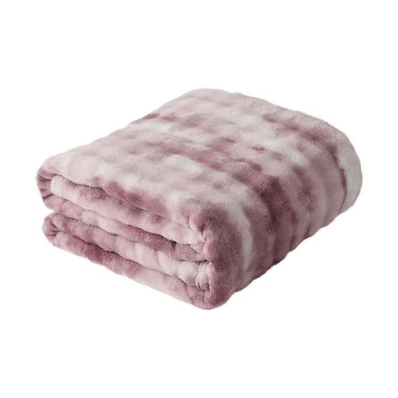 Noothes Faux Fur Throw Blanket with Unique Bubble Design Ultra Soft Plush Thick Winter Couch Blanket for Living Room and Bedroom