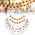 thumbnail image 1 of Noothes Felt Ball Garland Large Pom Pom Garland 8.2 Ft Pastel Room Decor Boho Decor for Easter Party Decorations Nursery and Classroom Garland Displays, 1 of 9