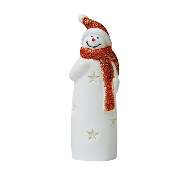 Noothes Festive Snowman Night Light Cute Christmas Decor with Soft White Illumination Indoor Holiday Lamp for Bedroom Living Room Seasonal Atmosphere Creation