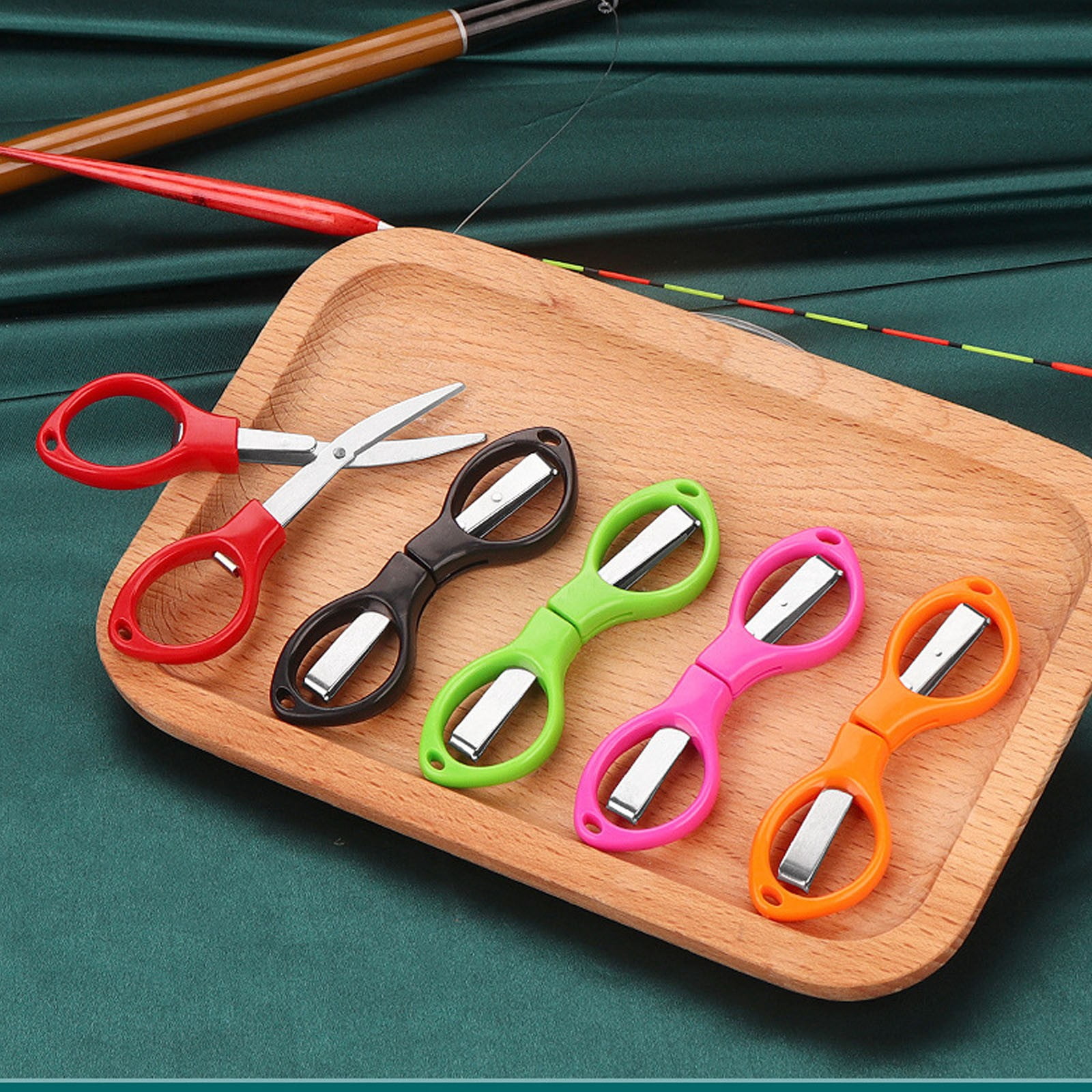 Scissors Spectacles Noothes Folding Travel Scissors, Stainless Steel Anti-Rust Small ...