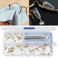 thumbnail image 1 of Noothes Glasses Repair Kit With Screws Tiny Screws For Eyeglasses Precision Screwdriver Set Eye Glass Repairing Kit Portable Tool For Home Travel, 1 of 8