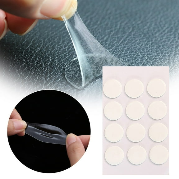 Noothes Glue Dots Double Sided Sticky Dots Removable Round Adhesive Dots Sticky Tack for Balloons Posters Crafts(12pc)