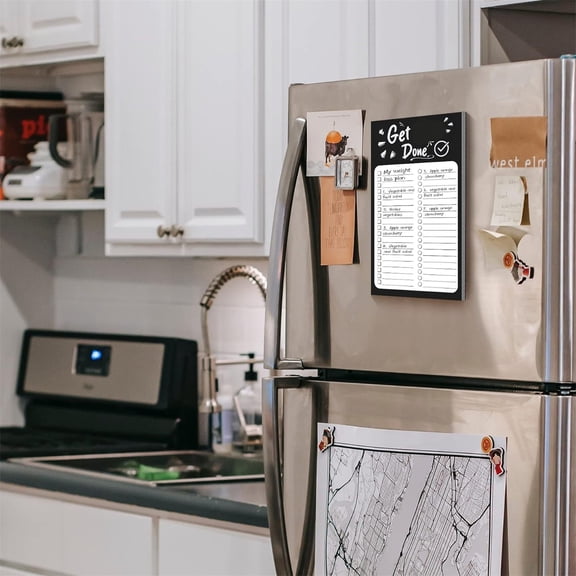Noothes Grocery List Notepad Magnetic Note Pad for Fridge To Do List Magnet Pad Reusable Easy Tear Thick Paper Kitchen Memo