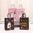 thumbnail image 1 of Noothes Halloween Gift Bags with Handles 4 Design Paper Pumpkin Halloween Treat Bags for Trick or Treat Candy Bags and Halloween Party Favors, 1 of 6