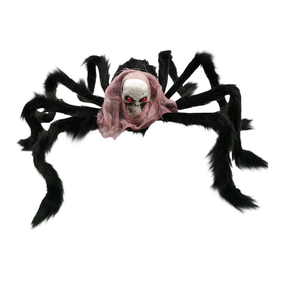 Noothes Halloween Spider Fake Spider Desktop Ornament, Scary Creepy Bendable Legs Realistic Skeleton, Durably Crafted Home Office Party Decor for Halloween Enthusiasts & Prank Lovers