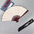 thumbnail image 1 of Noothes Hand Fans Bulk Silk Folding Fans for Line Dancing Blank White Decorative Fans for Weddings Parties Bulk Set, 1 of 5